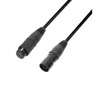 Adam Hall Cables 4 STAR DGH 0150 IP65 - DMX Cable 5-pole IP65 XLR female x 5-pole IP65 XLR male | 1.5 m