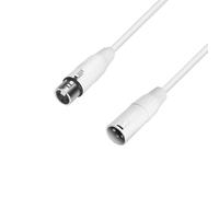 Adam Hall cables 4 STAR MMF 1000 SNOW - Microphone Cable XLR female x XLR male | 10 m