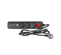 Adam Hall EU Power Strip with USB Chargers 3 Sockets