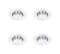 Adam Hall Hardware 4994 M4 AH - Round ventilation grille, steel, galvanised, 80x80 mm