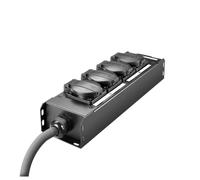 Adam Hall Proport IP54 Power Strip with CEE Input 4 EU Sockets