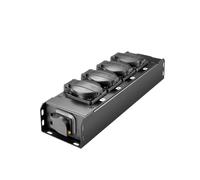 Adam Hall Proport IP54 Rated Power Strip 4 Black EU Sockets