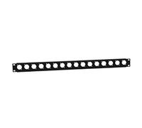 Adam Hall U-shaped Rack Panel 1 U for 16 XLR Sockets