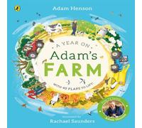 Adam Henson A Year on Adam's Farm Board book Book Adam Henson Multicolor