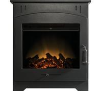 Adam Holston Electric Inset Stove In Black With Remote Control