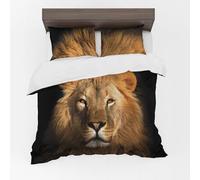 Adam Home 3D Duvet Cover Set With Pillowcases Home Bedroom Décor Digital Printed Microfiber Single Bedding Set Made in UK|Lion