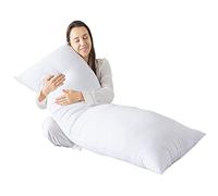 Adam Home Bolster Pillow with White Case (King 5FT) Non-Allergenic Orthopedic Long Pillow for Side Sleeper, Back, Neck, Pregnancy, Maternity Support, Full Body Pillow