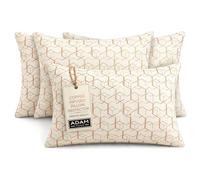 Adam Home Copper Infused Pillow Protectors (Pack of 4) - Zipped Pillowcase Covers, Anti-Allergy & Dust Mite Resistant, Soft Breathable Bedding Protectors, UK Standard Size