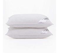 Luxury White Hotel Quality Pillows (Pack of 2, Standard Size) Extra Soft Filling Filled in 100% Cotton Cover.