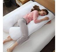 Adam Home Exclusive Big C U Maternity Pregnancy Support Sleep Aid Hollowfibre Filled Pillow With Removable White Cover Size 12ft