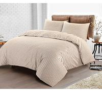 Adam Home Single Duvet Cover Set - 2 PCS Soft Microfiber single duvet cover with 1 Pillowcase (Beige, Single)