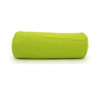 Adam Home Support Bed Bolster Pillow Cushion With Lime Green Cover 100% Cotton Dyed Cases Small-10x37 Cm