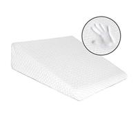 Adam Icon Bed Wedge Pillow of Memory Foam Acid Reflux and Gerds, Reduce Neck and Back Pain, Snoring, and Respiratory Problems - Breathable and Washable Cover