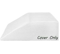 Adam Icon Leg Wedge Elevation Pillow for Sleeping Circulation Supportive Bed Pillow Leg Swelling Foot & Knee Discomfort (24x21x8 wedge cover only)