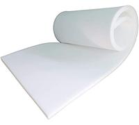ADAM ICON Premium High Density White Upholstery Foam Sheet for Cushions Window Seat Pads Sofa Dinning Indoor Floor mat Wheel Chair Bench Outdoor Chair Padding 60"x20"x 1"