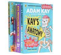 Adam Kay's 4 Books Collection Set (Kay’s Incredible Inventions, Kay's Anatomy, Kay's Marvellous Medicine & Kay's Anatomy: The Poo-Tastic Puzzle Book)