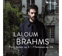 ADAM LALOUM - BRAHMS PIANO SONATA OP. 5 7 FANTASIEN OP. - New CD A - Y123z