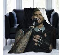 Adam Lambert Blanket Lamb Blanket 3D Print Plush Blanket Bedding Decor Blanket for Living Room Bedroom Dorm Decor
