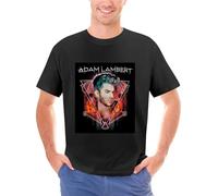 Adam-Lambert-Tour-T-Shirt-Womens-Size-S-Small-Tee-Black-Graphic