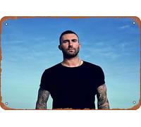 Adam Levine Ysl Funny Art Metal Tin Sign 8x12 inch Bar Pub Indoor Outdoor Wall Decor Gifts for Man