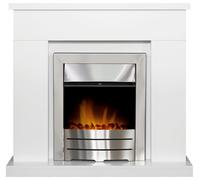 Adam Lomond Electric Fire Suite-White