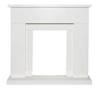 Adam Lomond White Marble Fireplace, 39 Inch