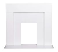 Adam Miami Fireplace in Pure White, 48 Inch