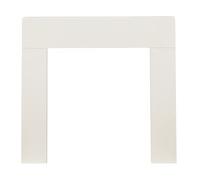 Adam Miami Mantelpiece in Pure White, 46 Inch