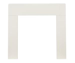 Adam Miami Mantelpiece in Pure White, 46 Inch