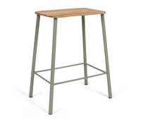 Adam Nyboder Stool, Wooden Seat Green one size