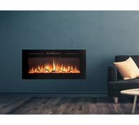 Adam Orlando Inset / Wall Mounted Electric Fire, 42 Inch