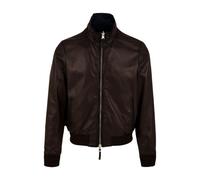 Adam Perfo Rev 06 Leather Coat, male, The Jack Leathers, Leather Jackets, Brown, 2XL, Jackets 2XL