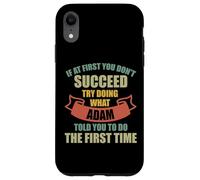 ADAM Personalized Name Shirt ADAM First Name Case for iPhone XR