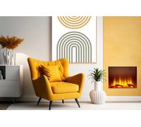 Adam Sahara 22 SQ Fully Inset Media Wall Electric Fire