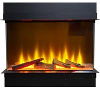 Adam Sahara Panoramic Media Wall Electric Fire, 22 Inch