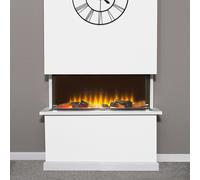 Adam Sahara Electric Inset Media Wall Panoramic Fire 31 Inch 750mm
