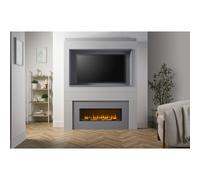Adam Sahara Pre-Built Fully Inset Media Wall 2 with TV Recess
