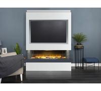 Adam Sahara Pre-Built Panoramic Media Wall 5 With Tv Recess