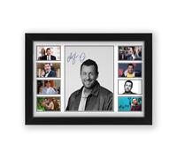 Adam Sandler Signed Poster Print - Limited Edition Autograph Fan Gift - Collectible Memorabilia Merchandise (Framed A4 (30x21cm))