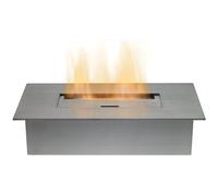 Adam Small Bio Ethanol Burner in Stainless Steel, 1.5 Litre Capacity