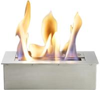 Adam Small Bio Ethanol Burner in Stainless Steel, 1.5 Litre Capacity
