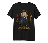Adam Smith Professor Invisible Hand Economics Premium T-Shirt