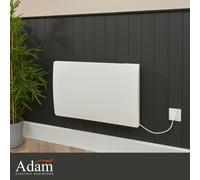 Adam Solis 2000W Ceramic Core Electric Radiator in White