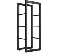Adam Stanton Tall Firewood Log Holder In Black