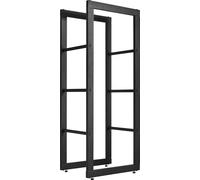 Adam Stanton Tall Firewood Log Holder in Black