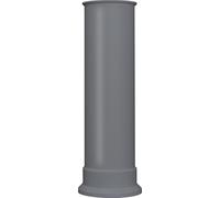 Adam Straight Decorative Stove Pipe in Grey