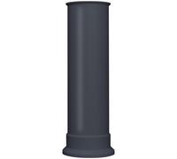 Adam Straight Stove Pipe in Charcoal Grey
