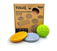 adam toys Tullo - Balancing Stones for Children - Sensory Toy from 1 Year - Colourful Stacking Stones - Sensory Path for Outdoor & Indoor - Pastel Colours - Pack of 6