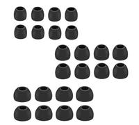 Adam Victor Ear Tips Earbuds Tip Silicone Replacement for J BL Tune 230NC/ 130NC TWS/ 125TWS/ Vibe 200TWS / Free X, Buds, 12 Pairs S/M/L 3 Size,Black 713b12p