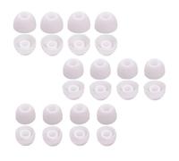 Adam Victor Ear Tips Earbuds Tip Silicone Replacement for JB L Tune 230NC/ 130NC TWS/Vibe 200TWS/ 125TWS/ Free X, Buds, 12 Pairs S/M/L 3 Size, White 713w12p